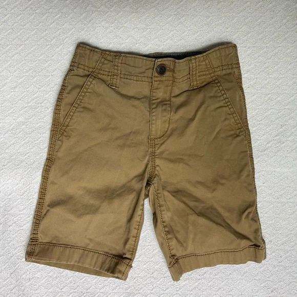 OshKosh B'gosh Navy and Khaki Uniform Shorts with Adjustable Waistband - Picture 2 of 7